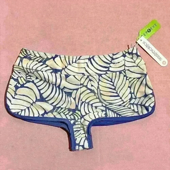 Sisstrevolution Womens Palm Macie Cheeky Swim Shorts Size Large - Picture 4 of 12